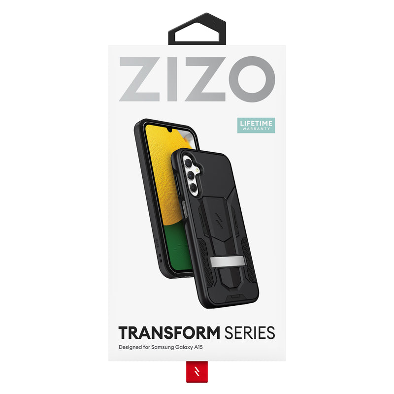 Load image into Gallery viewer, ZIZO TRANSFORM Series Galaxy A15 5G Case - Black
