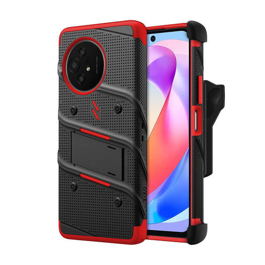 ZIZO BOLT Bundle TCL 50 XL 5G Case - Black / Red