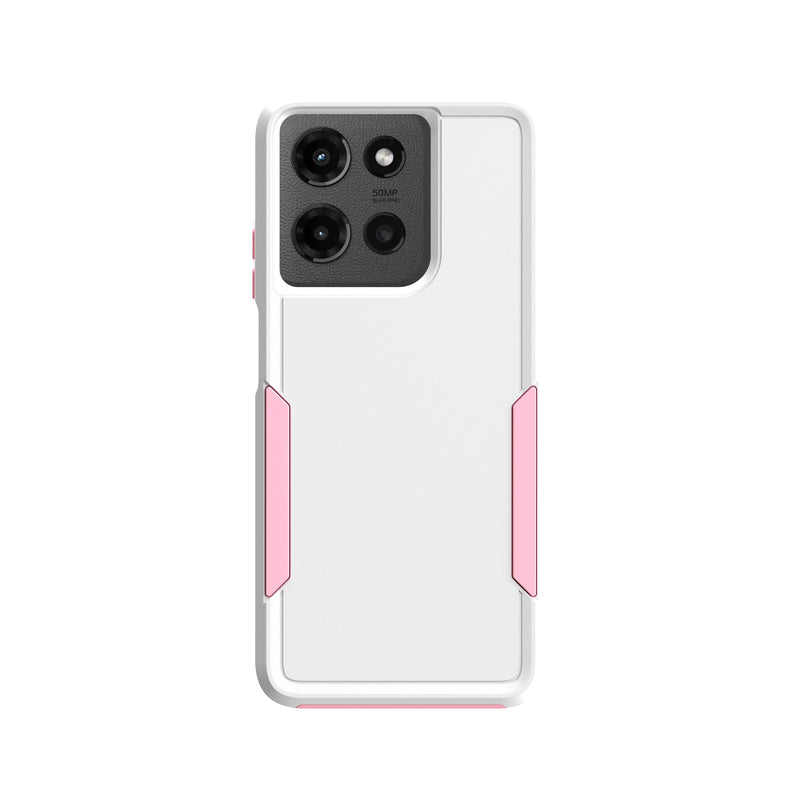 Load image into Gallery viewer, CLICK Impact Series moto g play 2026 / g 5G 2025 Case - White &amp; Pink

