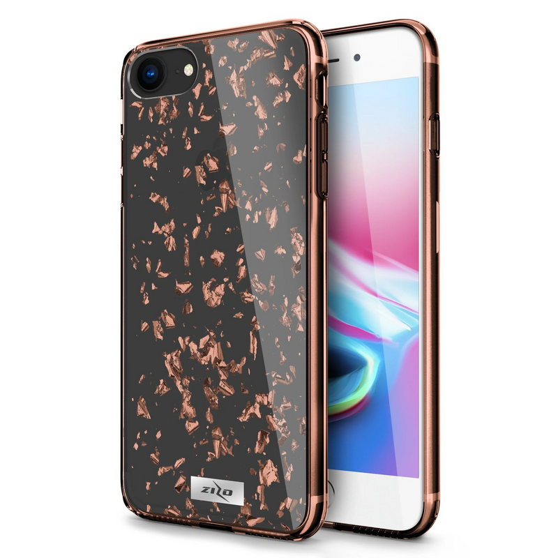 Load image into Gallery viewer, ZIZO REFINE Series Case for iPhone SE (3rd and 2nd gen)/8/7 - Rose Gold Exposure
