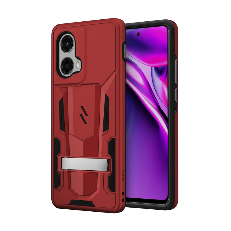 Load image into Gallery viewer, ZIZO TRANSFORM Series moto edge 5G (2024) Case - Red
