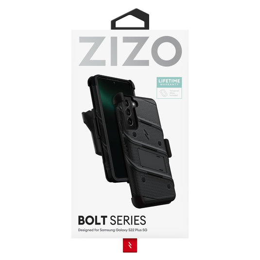 ZIZO BOLT Bundle Galaxy S22 Plus Case - Black