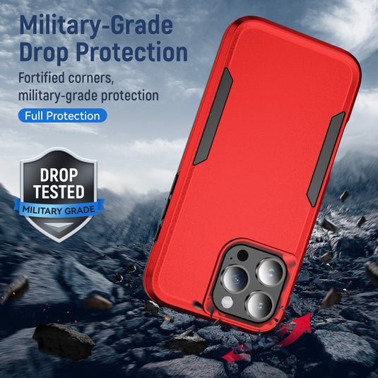 CLICK Impact MagSafe Series iPhone 16 Pro Case - Red Black