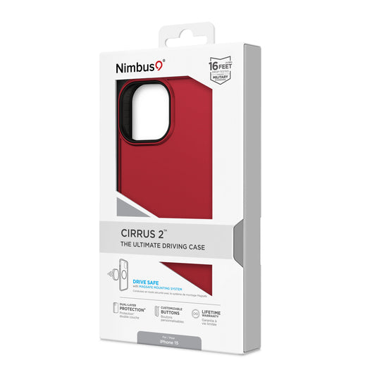 Nimbus9 Cirrus 2 iPhone 15 MagSafe Case - Crimson