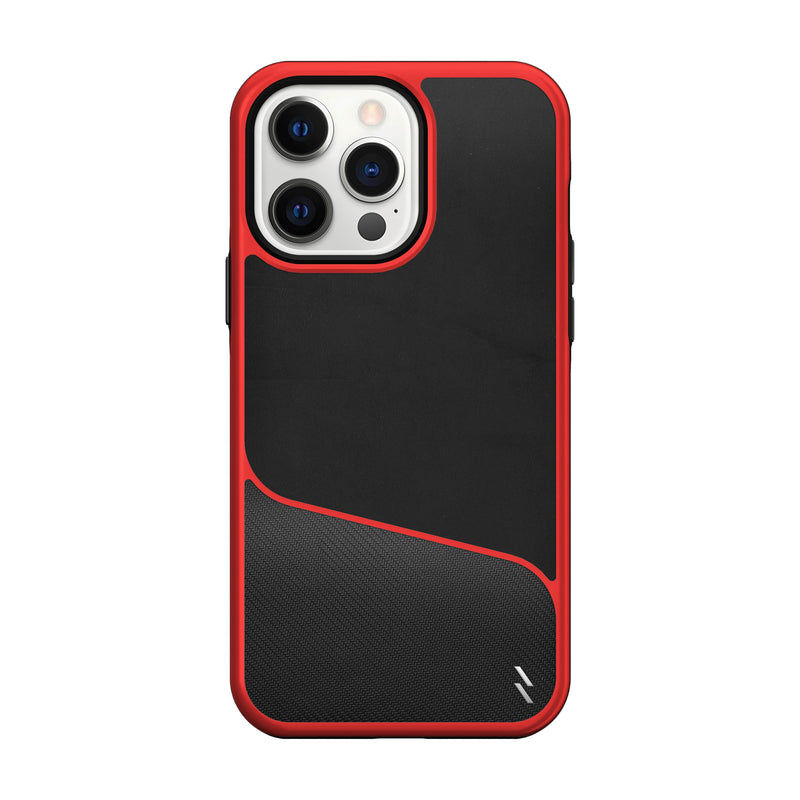 Load image into Gallery viewer, ZIZO DIVISION Series iPhone 14 Pro Max (6.7) Case - Black &amp; Red
