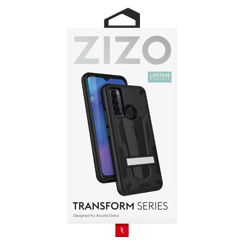 Load image into Gallery viewer, ZIZO TRANSFORM Series TCL 20 XE Case - Black
