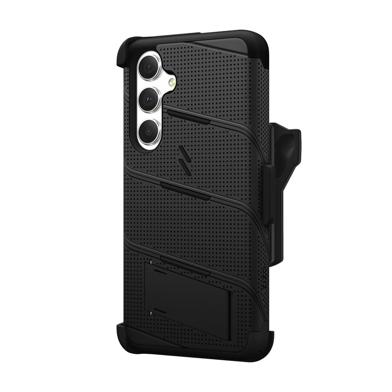 Load image into Gallery viewer, ZIZO BOLT Bundle Galaxy S24 FE Case - Black
