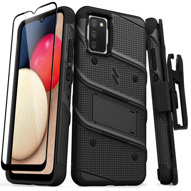 Load image into Gallery viewer, ZIZO BOLT Series Galaxy A02s Case - Black
