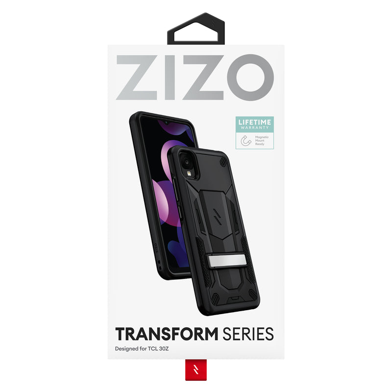 Load image into Gallery viewer, ZIZO TRANSFORM Series TCL 30 Z Case - Black
