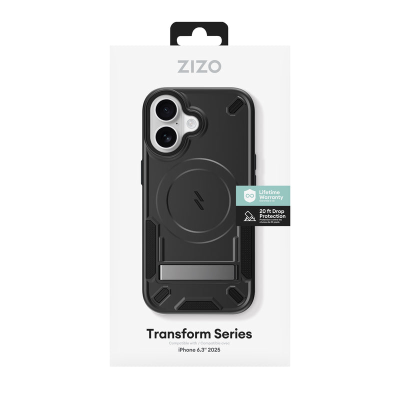 Load image into Gallery viewer, ZIZO TRANSFORM Series iPhone 17 MagSafe Case - Black
