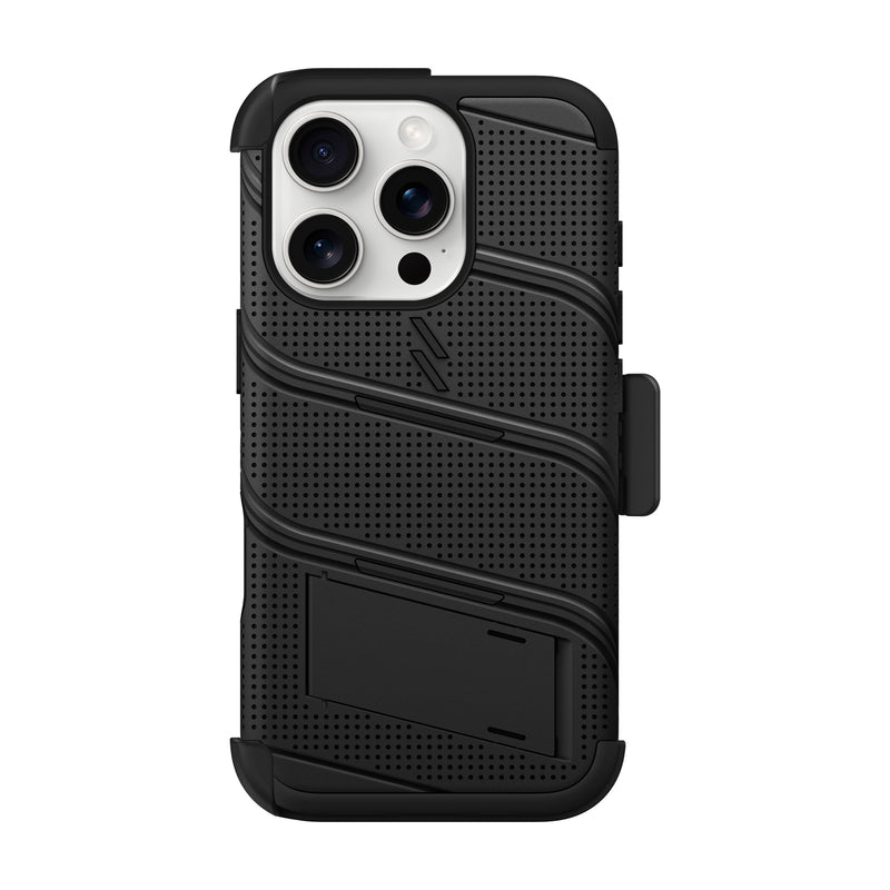 Load image into Gallery viewer, ZIZO BOLT Bundle iPhone 16 Pro Case - Black
