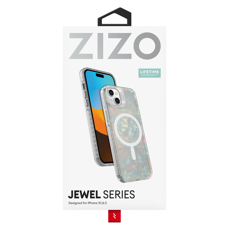 Load image into Gallery viewer, ZIZO JEWEL Series iPhone 15 MagSafe Case - Opal
