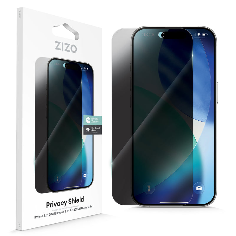 Load image into Gallery viewer, ZIZO PRIVACY Tempered Glass Screen Protector for iPhone 17 Pro - Privacy
