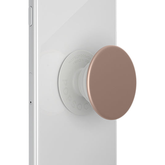 PopSockets Phone and Tablet Swappable PopGrip - Aluminum Rose Gold