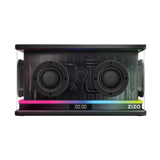 ZIZO Retro Crystal LED Wireless Speaker - Black