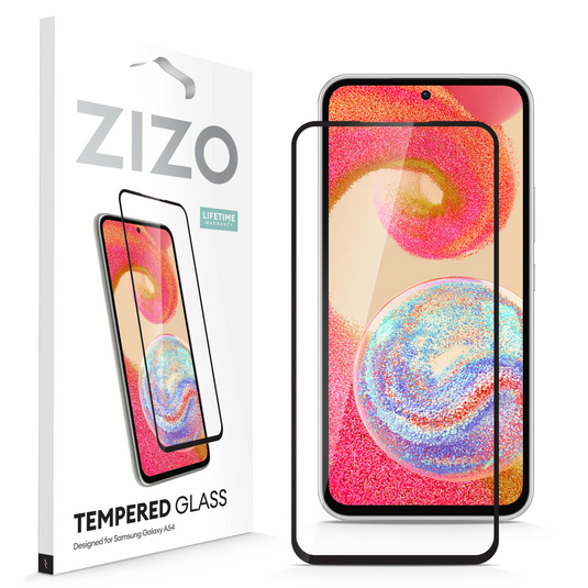 ZIZO TEMPERED GLASS Screen Protector for Galaxy A54 5G - Black