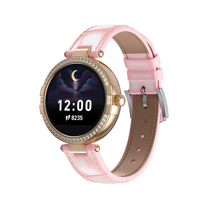 Load image into Gallery viewer, ZIZO TYME JEWL Lady Fitness Watch - Pink
