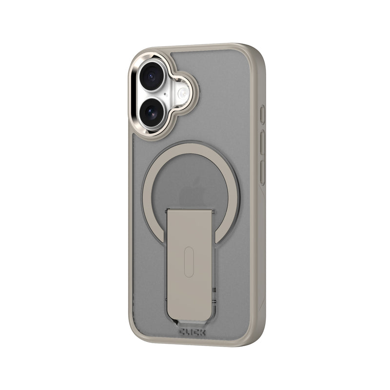 Load image into Gallery viewer, CLICK Latch Series iPhone 16 Case - Smoke Gray
