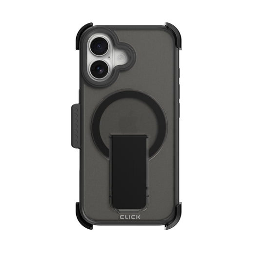 CLICK Latch Holster Series iPhone 16 Plus Case - Black