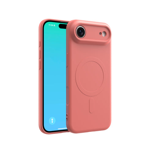 CLICK Slim Silicone MagSafe Series iPhone 17 Air Case - Orange