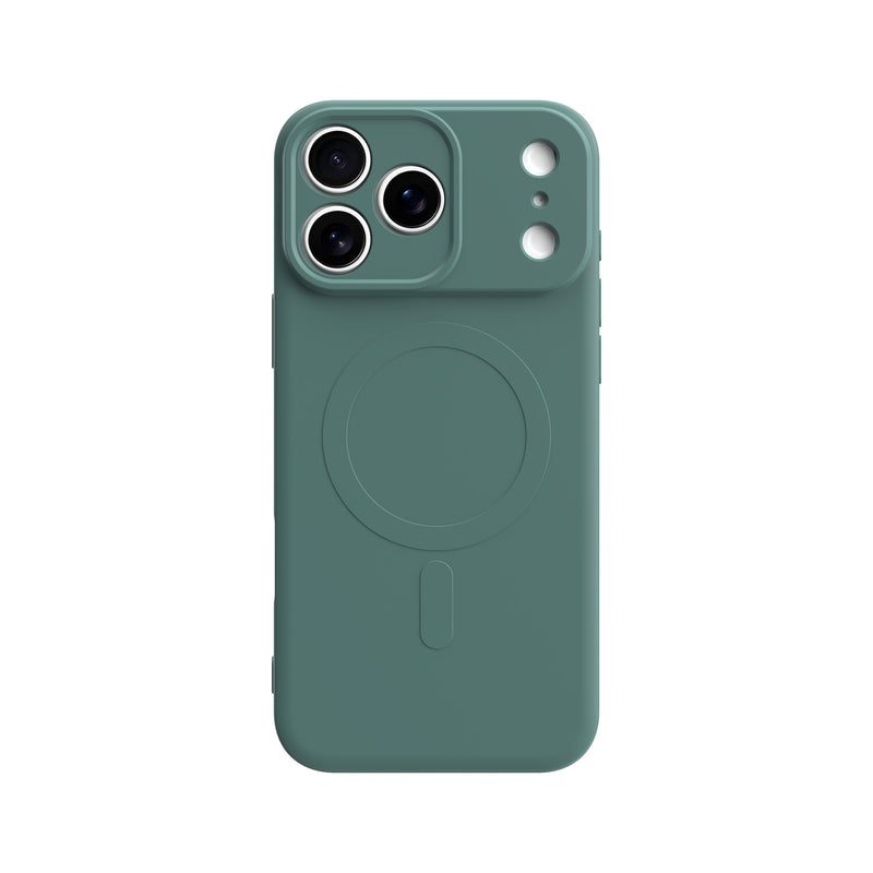 Load image into Gallery viewer, CLICK Slim Silicone MagSafe Series iPhone 17 Pro Max Case - Green
