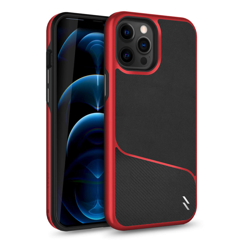 Load image into Gallery viewer, ZIZO DIVISION Series iPhone 12 Pro Max Case - Black &amp; Red
