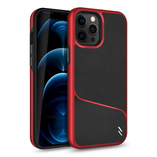 ZIZO DIVISION Series iPhone 12 Pro Max Case - Black & Red