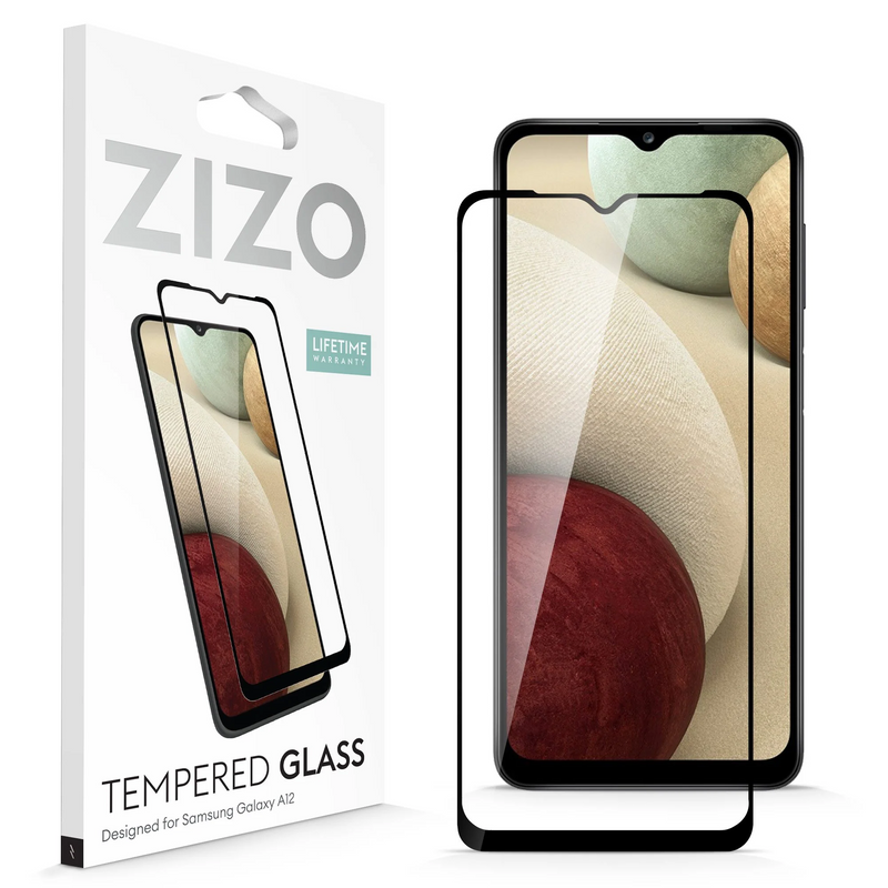 Load image into Gallery viewer, ZIZO TEMPERED GLASS Screen Protector for Galaxy A12 - Black
