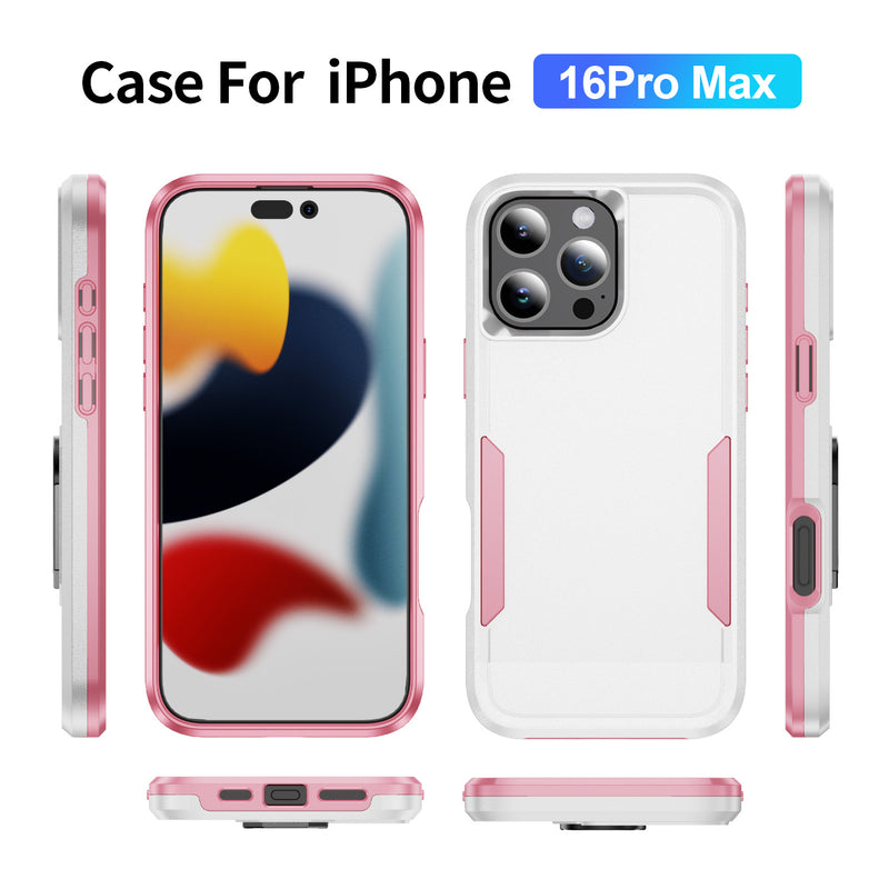 Load image into Gallery viewer, CLICK Impact MagSafe Series iPhone 16 Pro Max Case - White Pink
