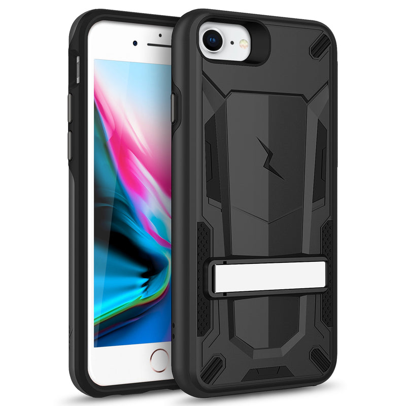 Load image into Gallery viewer, ZIZO TRANSFORM Series Case for iPhone SE (3rd and 2nd gen)/8/7 - Black
