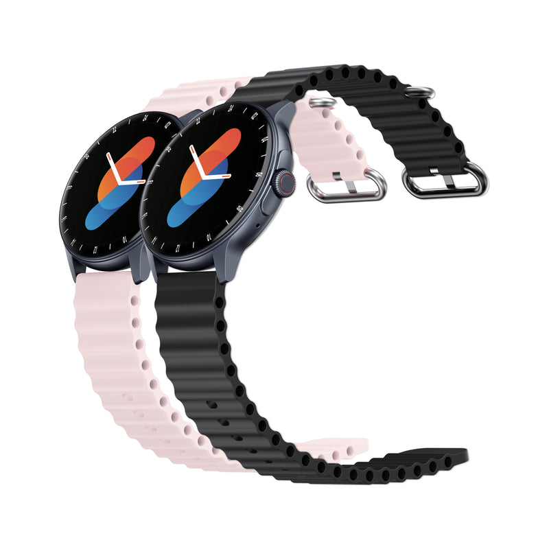 Load image into Gallery viewer, ZIZO Tyme Elite 2 Smart Watch - Black &amp; Pink
