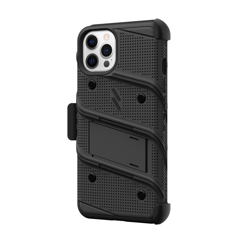 Load image into Gallery viewer, ZIZO BOLT Bundle iPhone 13 Pro Max Case - Black
