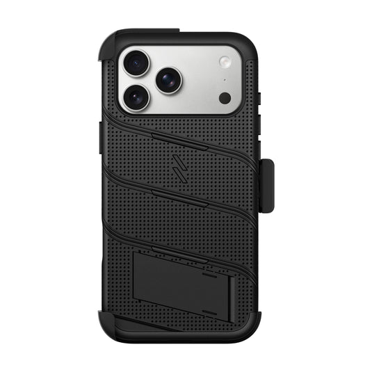 ZIZO BOLT MagSafe Series iPhone 18 Pro Max Rugged MagSafe Case with Holster - Black