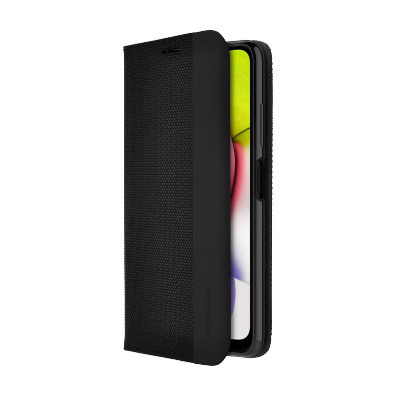 Load image into Gallery viewer, PureGear WALLET Series Galaxy A03s Case - Black
