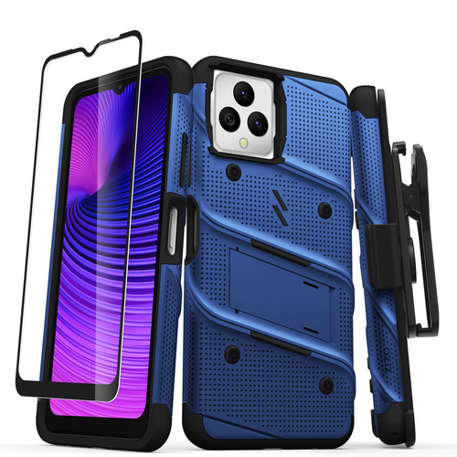 ZIZO BOLT Bundle T-Mobile REVVL 6 5G Case - Blue