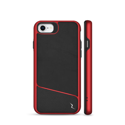 ZIZO DIVISION Series Case for iPhone SE (3rd and 2nd gen)/8/7 - Black & Red