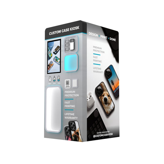 Custom Case Kiosk Automated Personalization Hub (770-Case Capacity)