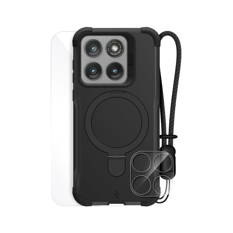 Load image into Gallery viewer, ZIZO BRAVIX Series 4in1 Bundle moto edge - 2026 Case - Black
