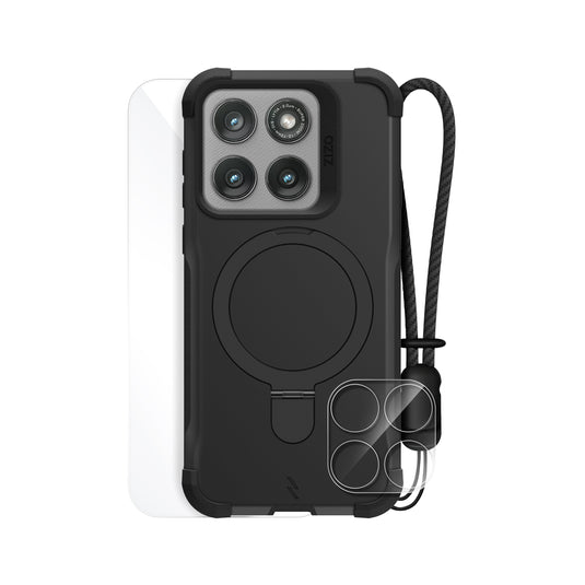 ZIZO BRAVIX Series 4in1 Bundle moto edge - 2026 Case - Black