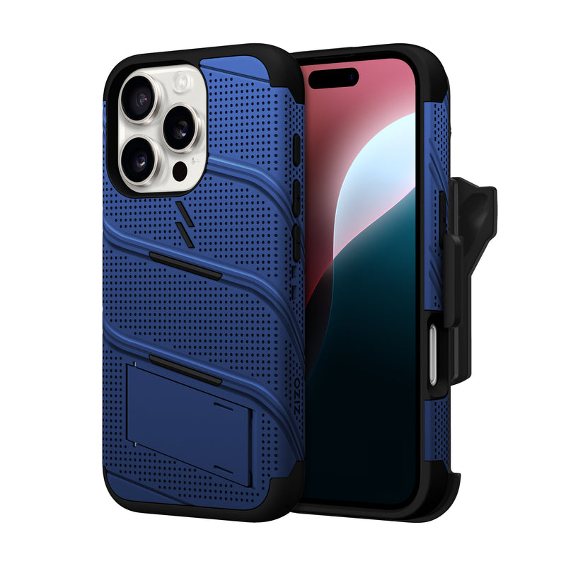 Load image into Gallery viewer, ZIZO BOLT Bundle iPhone 16 Pro Case - Blue
