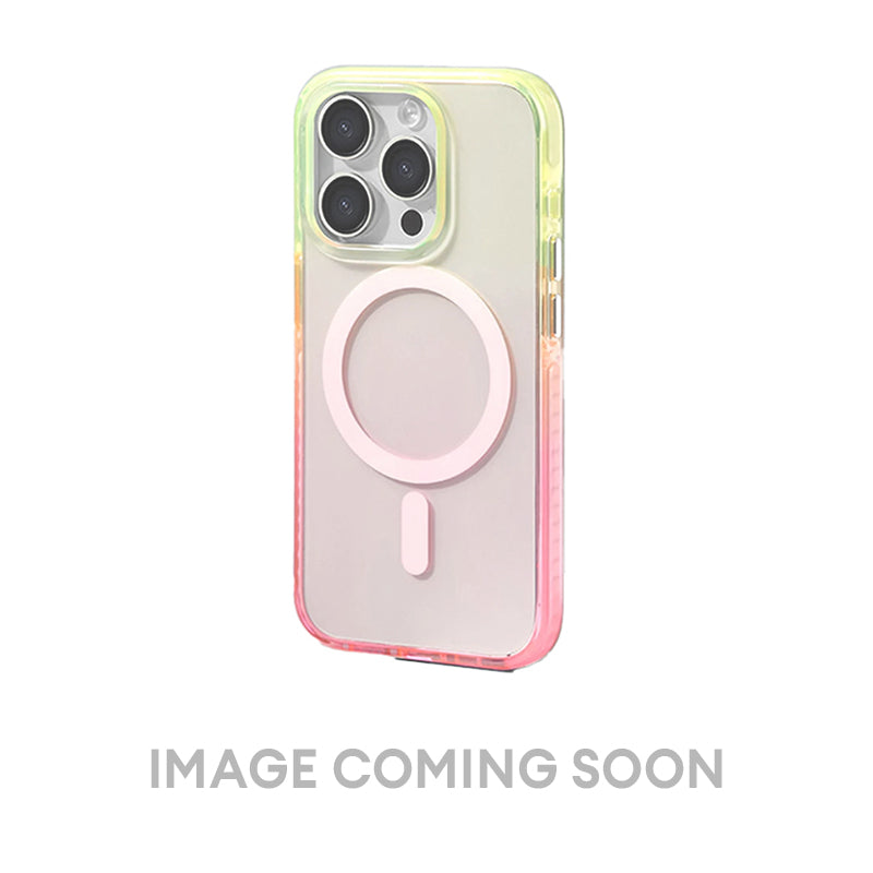 Load image into Gallery viewer, CLICK Clear Ombre MagSafe Series iPhone 16 Case - Yellow Pink
