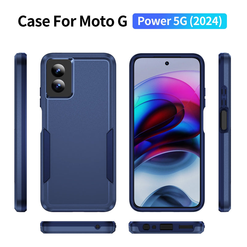 Load image into Gallery viewer, CLICK Impact Series moto g power 5G (2024) Case - Blue
