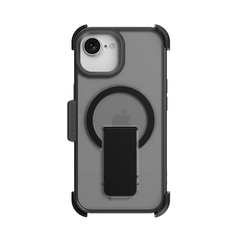 Load image into Gallery viewer, CLICK Latch Holster Series iPhone 16e/13/14/15 Case - Black
