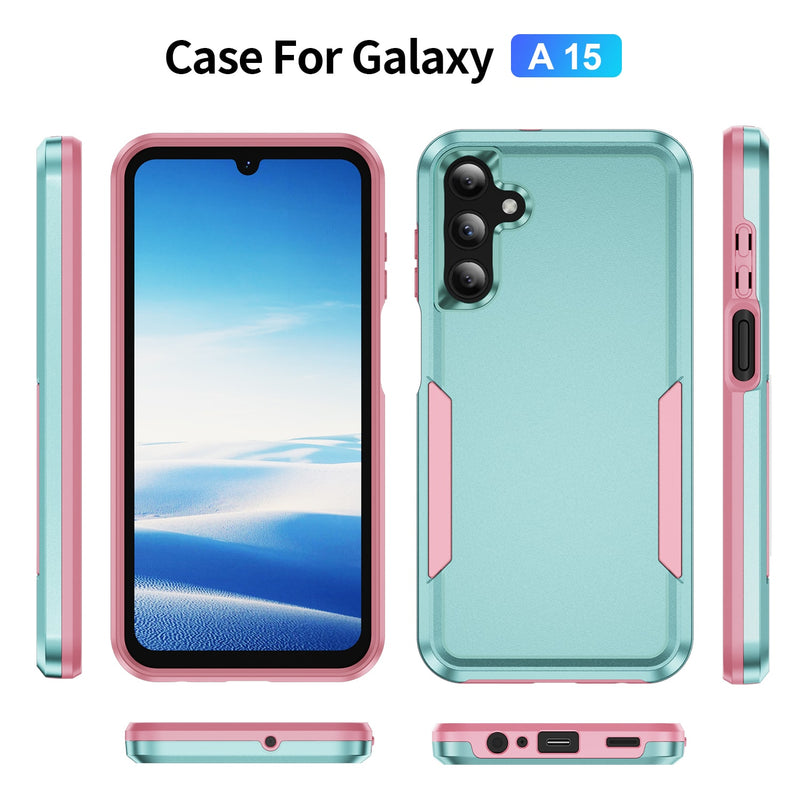 Load image into Gallery viewer, CLICK Impact Series Galaxy A15 5G Case - Aqua Pink
