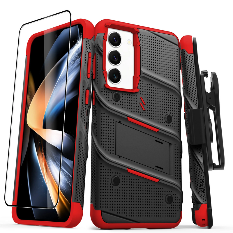 Load image into Gallery viewer, ZIZO BOLT Bundle Galaxy S23 Plus Case - Red
