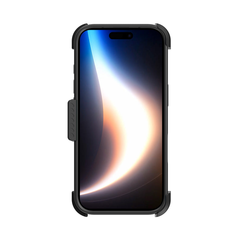 Load image into Gallery viewer, CLICK Latch Holster Series iPhone 18 Pro Max Case - Black
