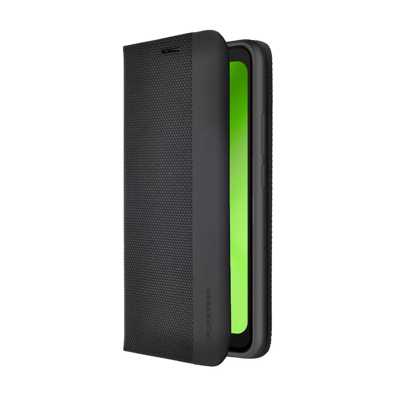 Load image into Gallery viewer, PureGear WALLET Series Cricket Debut Smart Case - Black
