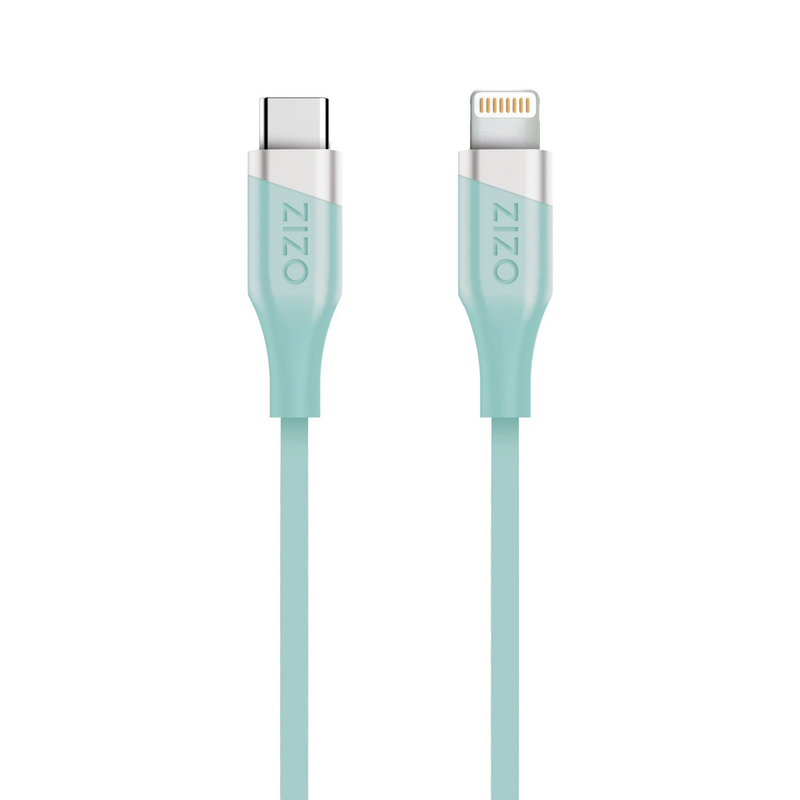 Load image into Gallery viewer, ZIZO PowerVault Cable USB-C to Lightning 6FT - Teal
