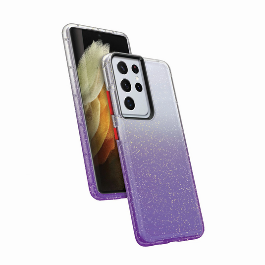 ZIZO SURGE Series Galaxy S21 Ultra 5G Case - Purple Glitter