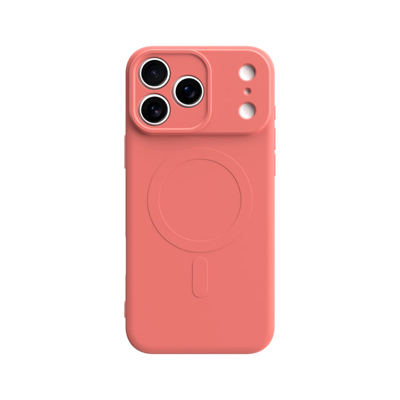 Load image into Gallery viewer, CLICK Slim Silicone MagSafe Series iPhone 17 Pro Max Case - Orange
